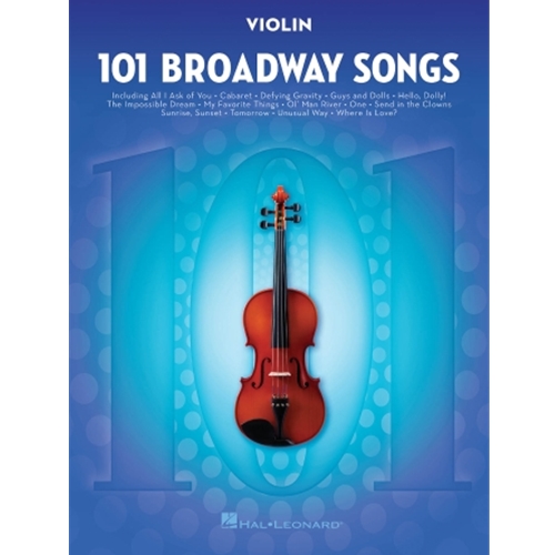 101 Broadway Songs for Violin