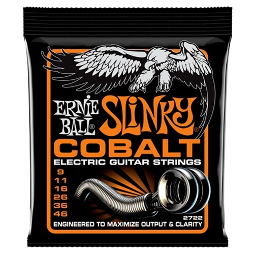 Ernie Ball EB2722 Cobalt Hybrid Slinky Electric Guitar Strings 9-46
