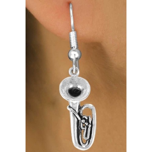 Music Gift RE07 Tuba Earrings