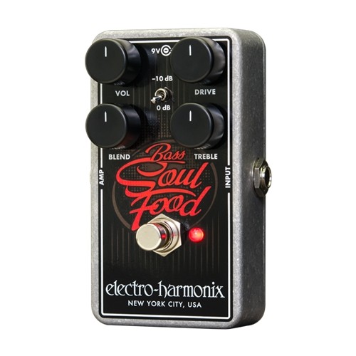 Electro-Harmonix Bass Soul Food Overdrive Effects Pedal