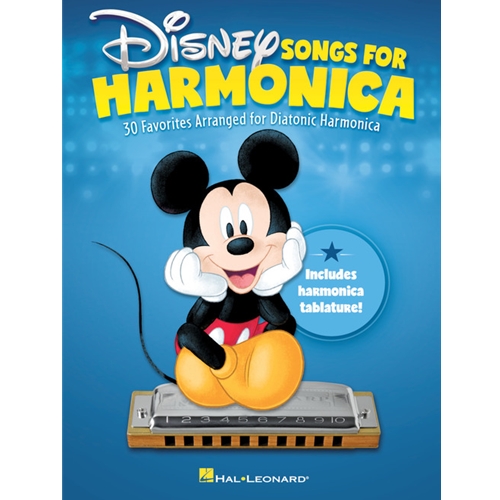 Disney Songs for Harmonica 30 Favorites Arranged for Diatonic Harmonica