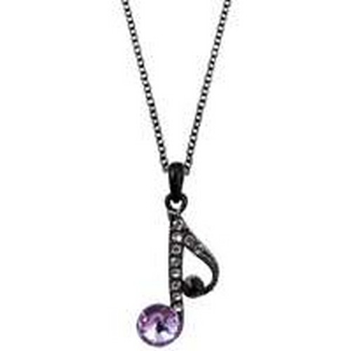 Aim N509 Purple Music Note Necklace