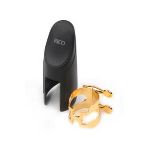 Rico HAS1G H-Ligature & Cap, Alto Sax, Gold-plated