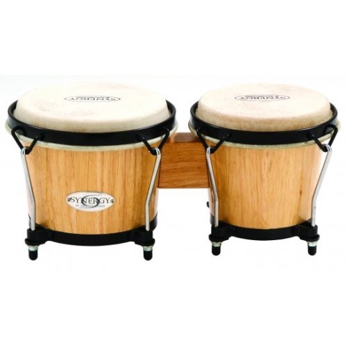 Toca 2100N Synergy Wood Bongos, Natural