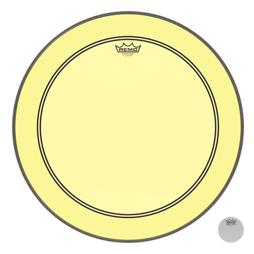 Remo Yellow Powerstroke P3 Colortone Drumhead, Yellow