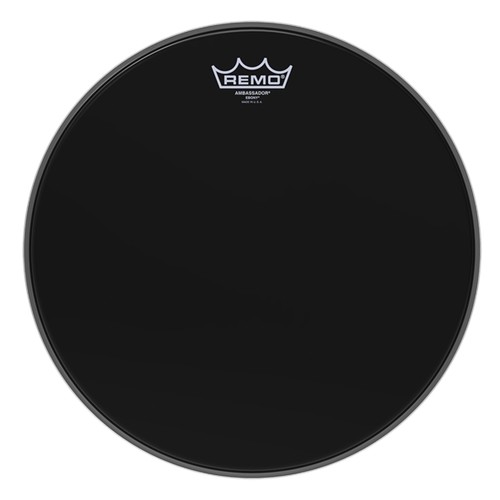 Remo Ambassador Ebony Drumhead