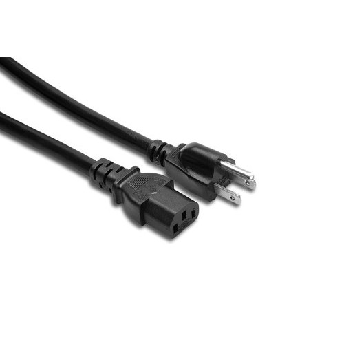 Hosa PWC-4 14 AWG, IEC C13 to NEMA 5-15P, Power Cable