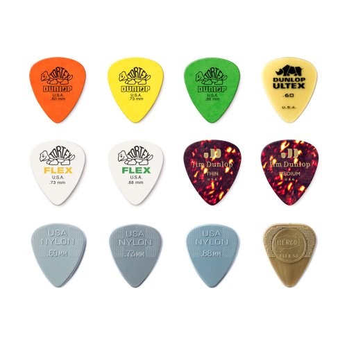 Dunlop PVP112 Acoustic Variety Pack of 12 Guitar Picks