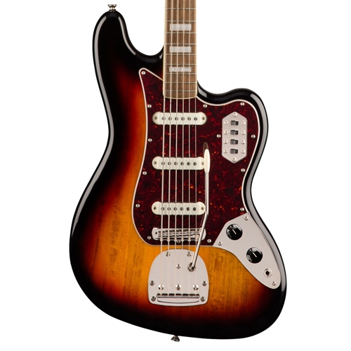 Squier Classic Vibe Electric Bass Guitar VI, Laurel Fingerboard, 3-Color Sunburst