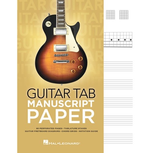 Guitar Tab Manuscript Paper