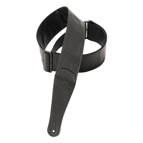 Levy's M7GG3-BLK 3" Garment Leather Guitar Strap , Black