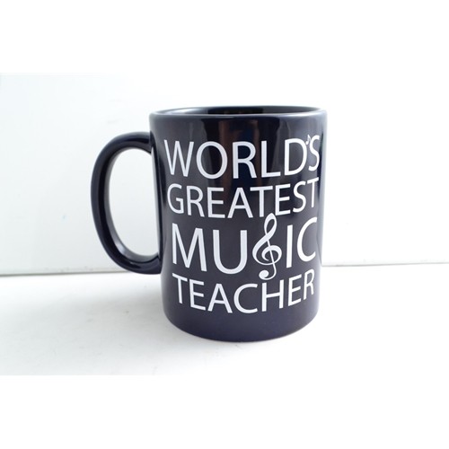 Aim AIMMUDW5 Mug With World's Greatest Music Teacher Text