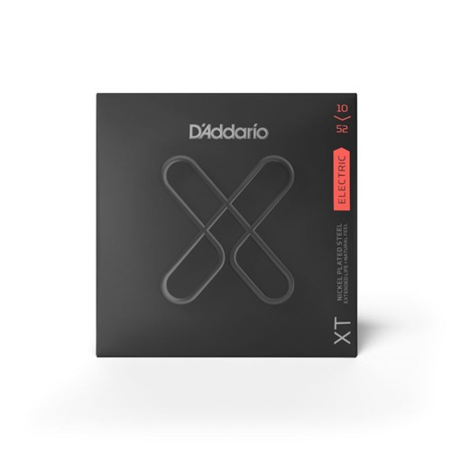 D'Addario XTE1052 XT Electric Guitar Coated Strings .010-.052 Light Top Heavy Bottom