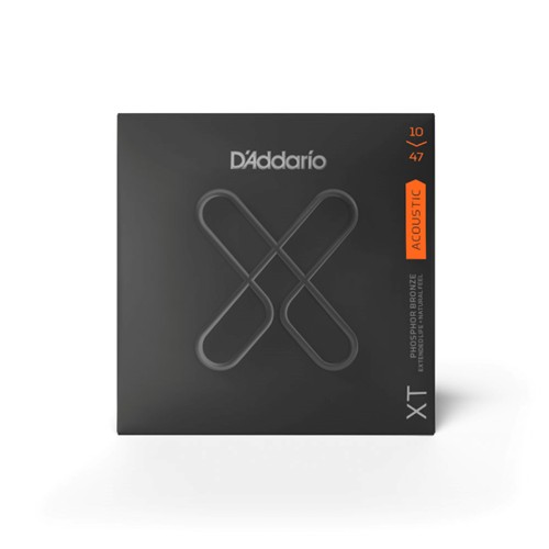 D'Addario XTAPB1047 XT Acoustic Phosphor Bronze Strings, 10-47, Extra Light