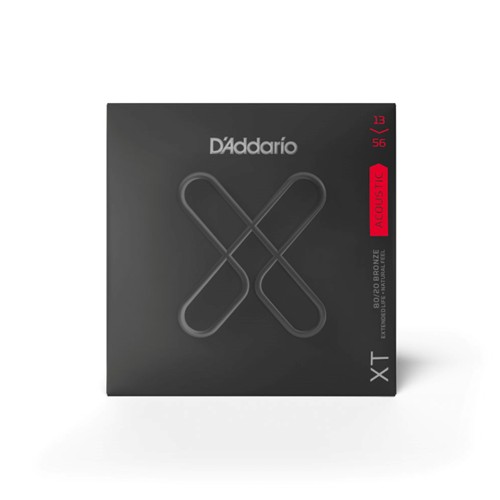D'Addario XTAPB1356 XT Acoustic Phosphor Bronze Strings, Medium, 13-56