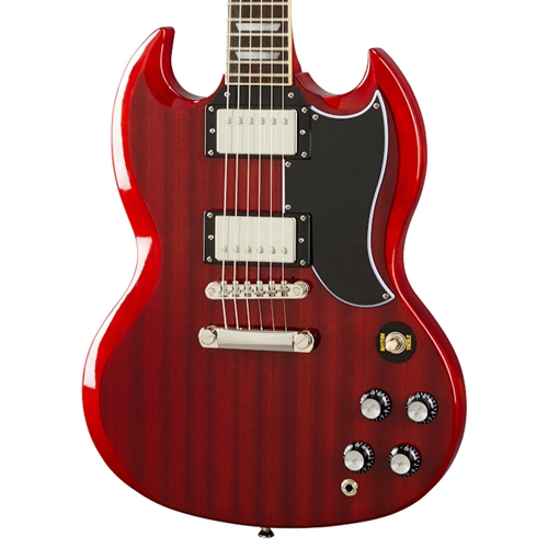 Epiphone SG Standard 60s Maestro Vibrola Electric Guitar, Vintage Cherry