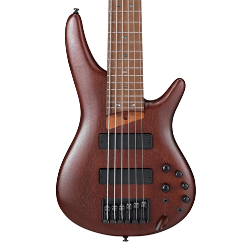 Ibanez SR506EBM SR Standard 6-String Electric Bass Guitar, Brown Mahogany