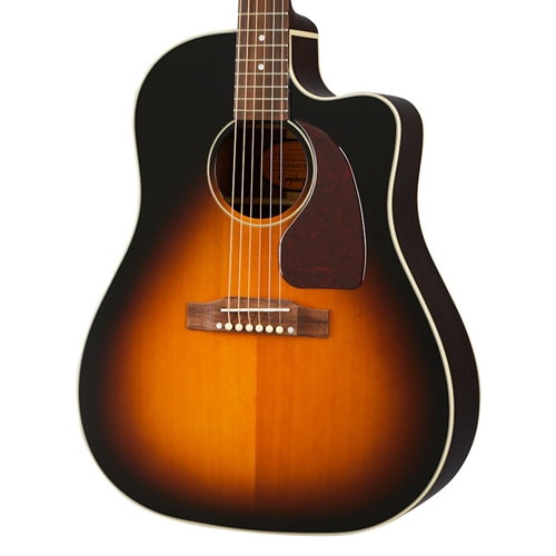 Epiphone Masterbilt J-45 Acoustic Guitar EC, Aged Vintage Sunburst Gloss