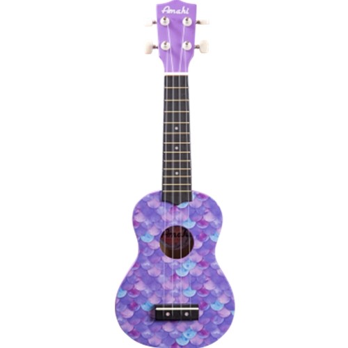 Amahi DDUK12 Tropical Series Mermaid Soprano Ukulele