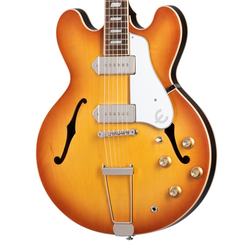 Epiphone Casino (USA Collection) Hollowbody Electric Guitar, Royal Tan