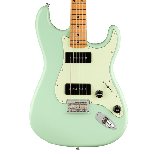 Fender Noventa Stratocaster Electric Guitar, Maple Fingerboard, Surf Green