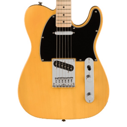 Squier Affinity Series Telecaster Electric Guitar, Maple Fingerboard, Butterscotch Blonde