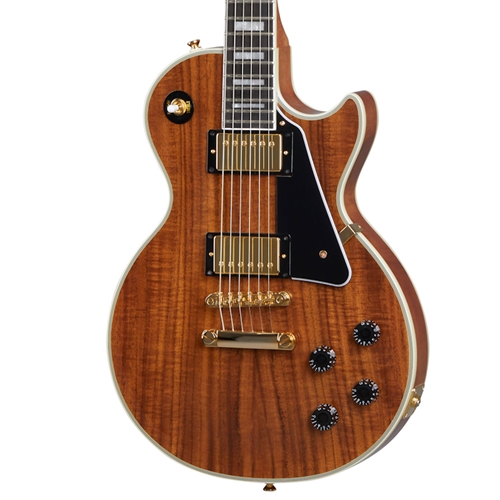 Beacock Music - Epiphone Les Paul Custom Koa Electric Guitar