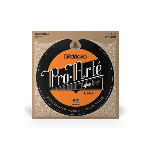 D'Addario  EJ43 Pro-Arte Nylon Classical Guitar Strings, Light Tension