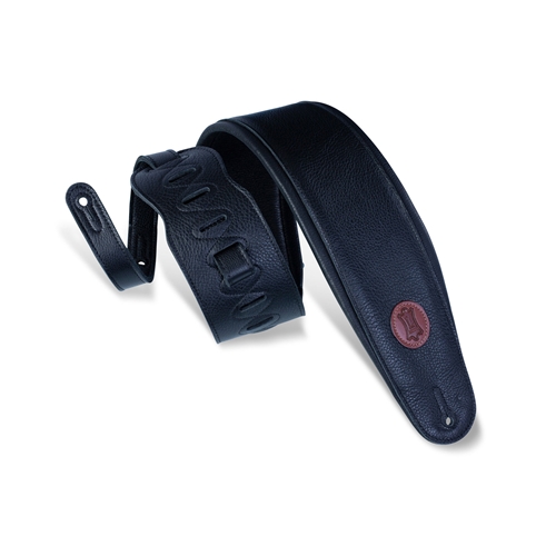 Levy's MSS2-4-BLK 4.5" Padded Garment Leather Strap w/Foam Padding, Black