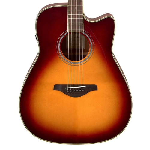 Yamaha FGC-TABS FGC-TA TransAcoustic Guitar Cutaway Sunburst
