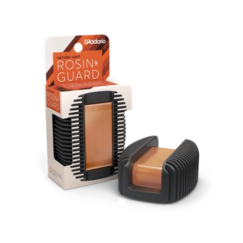 DRGBK-VR200 D'Addario Rosin Guard with Natural Light Rosin