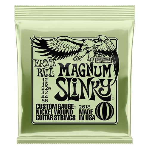 Ernie Ball EB2618 Magnum Slinky Nickel Wound Electric Guitar Strings 12 - 56 Gauge