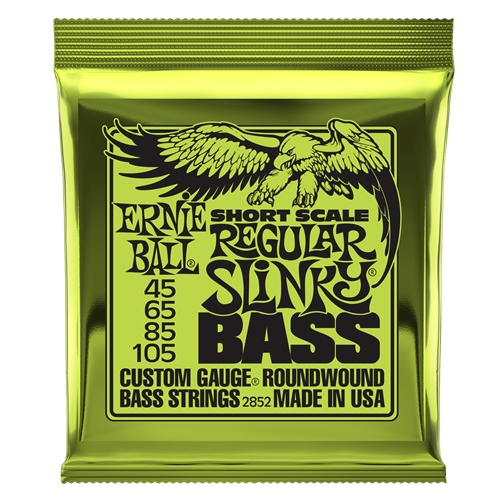 Ernie Ball EB2852 Regular Slinky Nickel Wound Short Scale Bass Strings - 45-105 Gauge