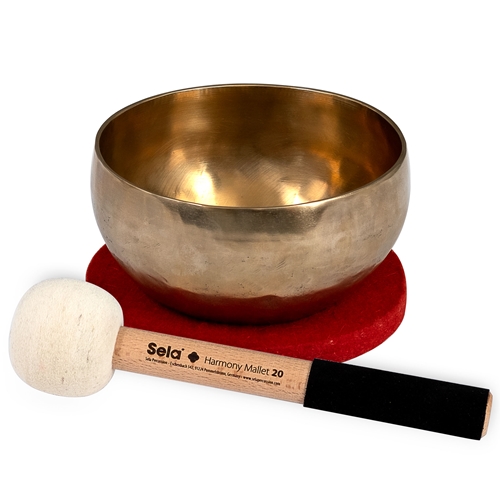 SELA SE261 5.9" Brass Harmony Singing Bowl, 15cm