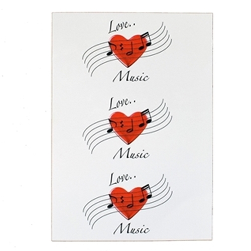 Music Gift GC14 Greeting Card - Love Music