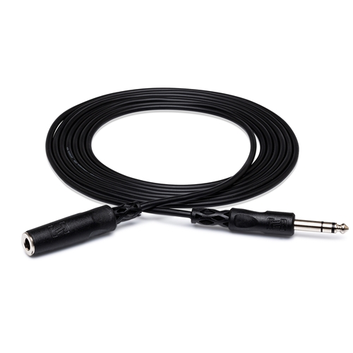 Hosa HPE-310 Headphone Extension Cable, 1/4 in TRS to 1/4 in TRS, 10 ft