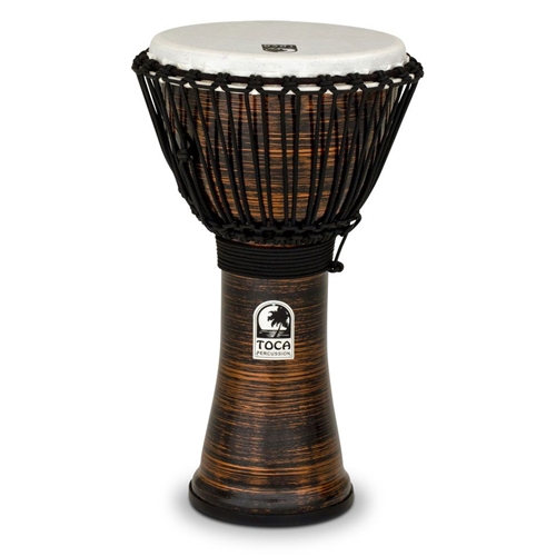 TF2DJ-10S Toca 10" Freestyle II Rope Tuned Djembe, Spirit