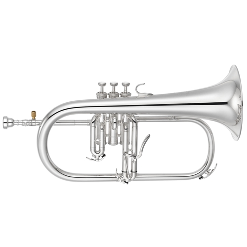 Yamaha YFH-8310ZIIS Custom Flugelhorn, Silver Plated