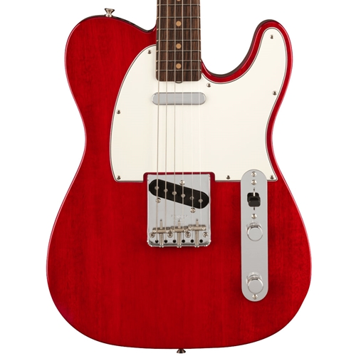 Fender American Vintage II 1963 Telecaster Electric Guitar, Crimson Red Transparent