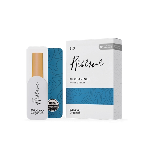 ODCR10 D'Addario Organic Reserve Bb Clarinet Reeds, 10-Pack