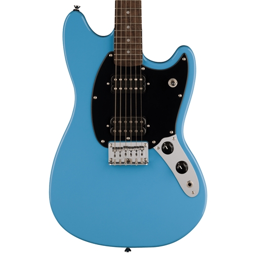 Squier Sonic Mustang HH Electric Guitar, Laurel Fingerboard, California Blue