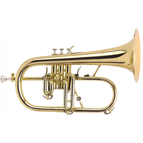 Courtois AC155R-1-0 3-Valve Professional Flugal, Rosebrass Bell