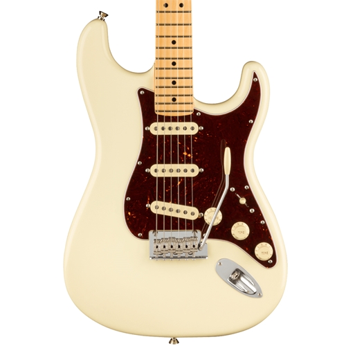 Fender American Professional II Stratocaster Electric Guitar, Olympic White