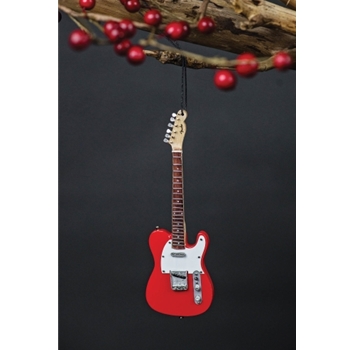 Hal Leonard HL00139454 Fender '50s Red Telecaster - 6 inch. Holiday Ornament