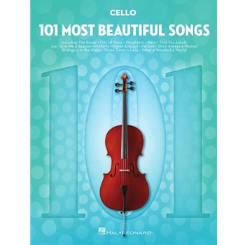 101 Most Beautiful Songs - for Cello