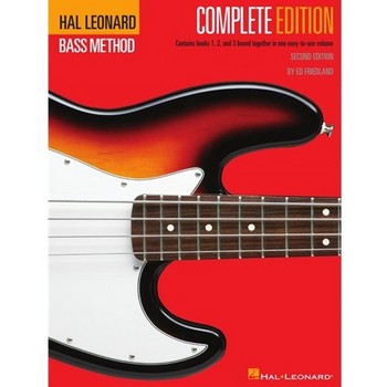 Hal Leonard Electric Bass Method – Complete Edition Contains Books 1, 2, and 3 Bound Together in One