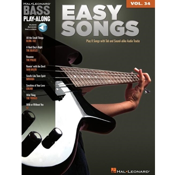 Easy Songs, Bass Play-Along Volume 34