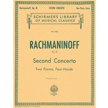 Concerto No. 2 in C Minor, Op. 18 - Schirmer Library of Classics Volume 1576 Piano Duet