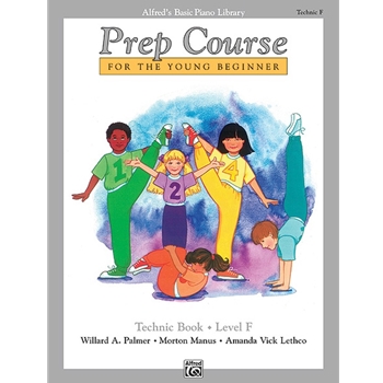 Alfred's Basic Piano Prep Course: Technic Book F [Piano]