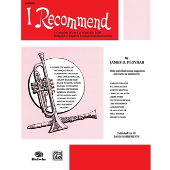 I Recommend - Percussion